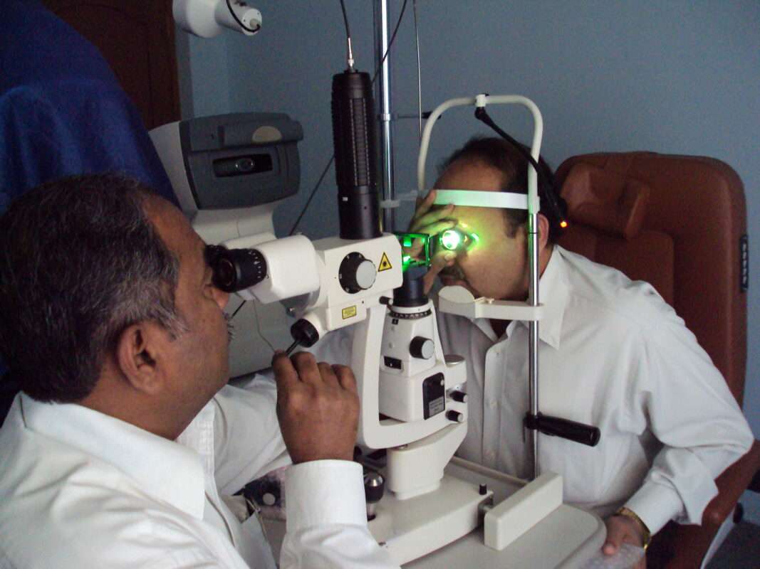Pan retinal Photocoagulation treatment by Dr Appaji Gowda