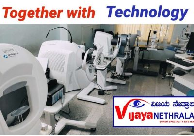 All technologies for advanced eye treatment at Vijaya Nethralaya Nagarbhavi which is Best hospital for Lasik surgery in Bangalore