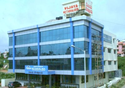 Vijayanethralaya eye hospital Nagarvbhavi front view