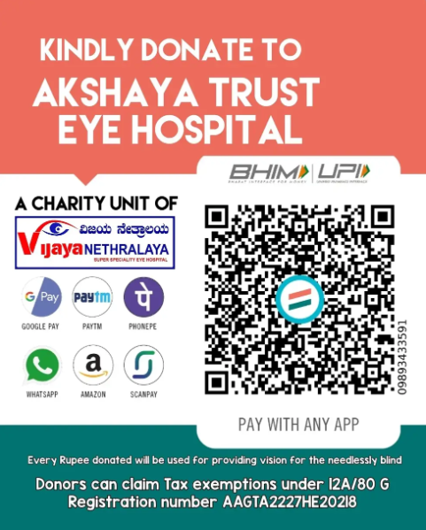 Akshaya trust by Vijaya Nethralaya