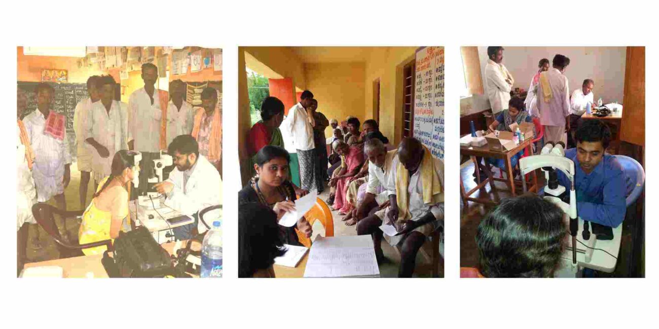 Eye camps in rural areas