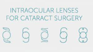 Different types of cataract lens