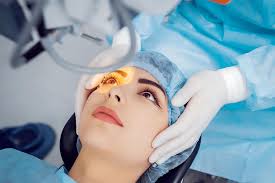 Lasik eye surgery for vision.