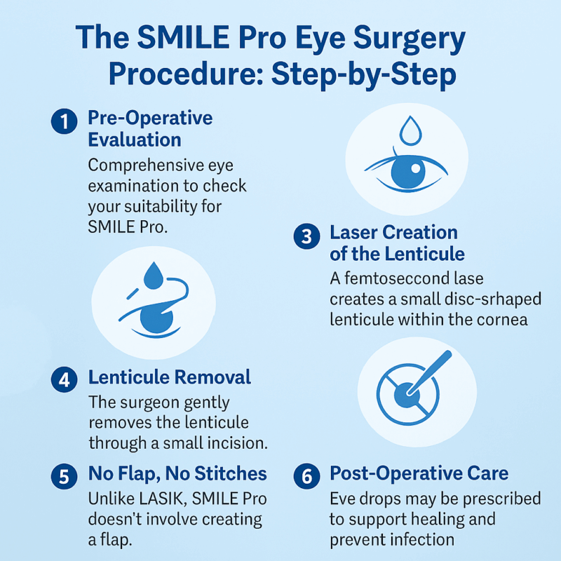 Procedure in Smile Pro Surgery