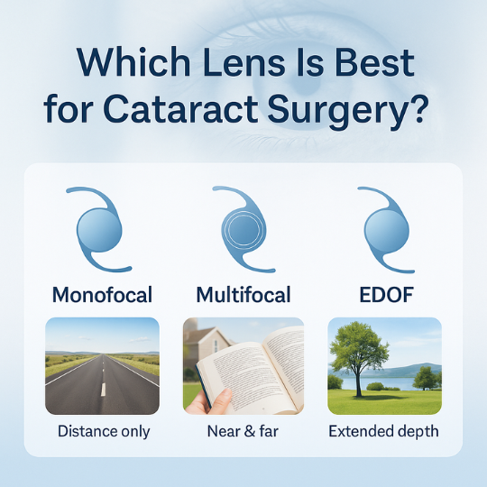 Which lens is the best cataract surgery for you