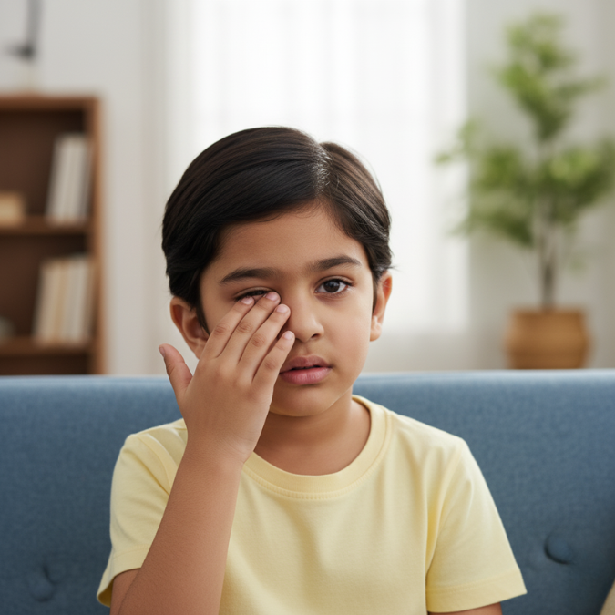 When should a child get their first eye test?