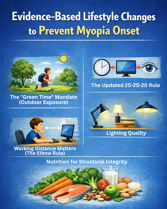 5 Evidence-Based Lifestyle Changes to Prevent Myopia Onset