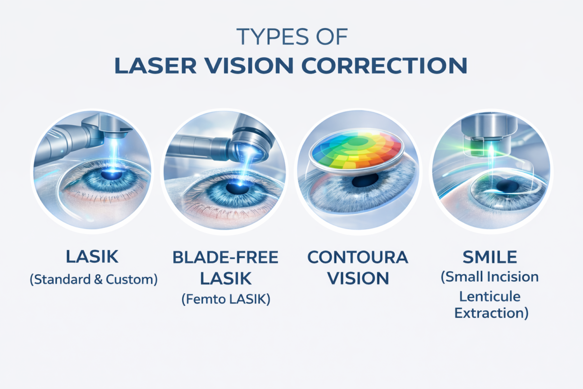 Type of  laser vision correction