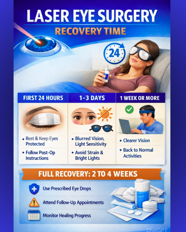 Laser Eye Surgery Recovery Time
