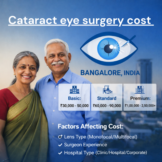 Cataract Eye Surgery Cost in Bangalore